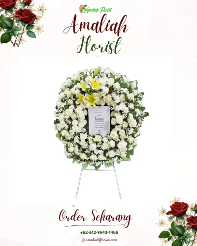Krans Bunga Duka Cita di Pesurungan Kidul